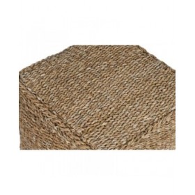 Poggiapiedi Home ESPRIT Naturale 40 x 40 x 40 cm