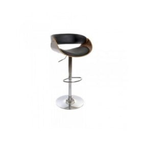 Sgabello DKD Home Decor Marrone Nero Legno di noce 54 x 53 x 101,5 cm