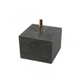 Statua Decorativa Home ESPRIT Nero Dorato Ippopotamo 33 x 21,5 x 45 cm