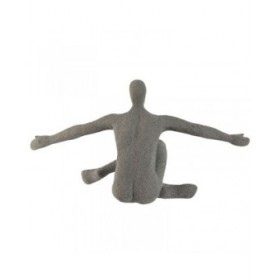 Statua Decorativa Home ESPRIT Grigio 57 x 19,5 x 26,8 cm