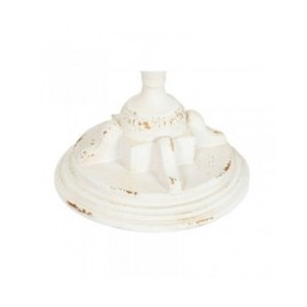 Tavolo aggiuntivo Home ESPRIT Bianco Naturale Abete 55 x 55 x 57 cm