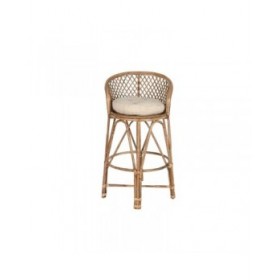 Sgabello Home ESPRIT Naturale 55 x 50 x 100 cm
