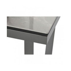 Tavolo aggiuntivo Home ESPRIT Grigio Metallo 51 x 51 x 53 cm