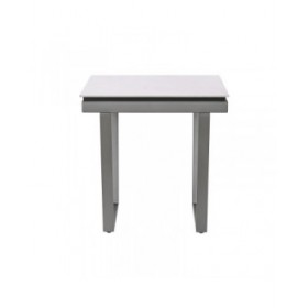 Tavolo aggiuntivo Home ESPRIT Grigio Metallo 51 x 51 x 53 cm