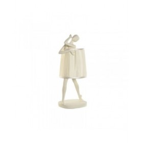 Lampada da tavolo Home ESPRIT Bianco Resina 40 W 220 V 29 x 25 x 62,5 cm