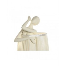 Lampada da tavolo Home ESPRIT Bianco Resina 40 W 220 V 29 x 25 x 62,5 cm