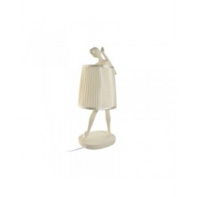 Lampada da tavolo Home ESPRIT Bianco Resina 40 W 220 V 29 x 25 x 62,5 cm