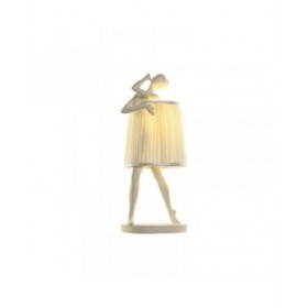 Lampada da tavolo Home ESPRIT Bianco Resina 40 W 220 V 29 x 25 x 62,5 cm