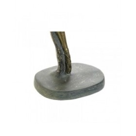 Statua Decorativa Home ESPRIT Grigio Dorato Ballerina Classica 15 x 10 x 43 cm (3 Unità)