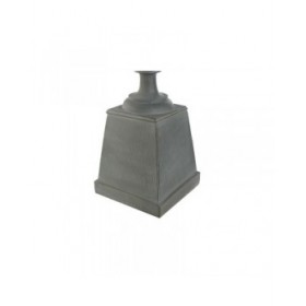 Lampada da tavolo Home ESPRIT Bianco Grigio Resina 35,5 x 35,5 x 79 cm