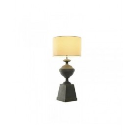 Lampada da tavolo Home ESPRIT Bianco Grigio Resina 35,5 x 35,5 x 79 cm