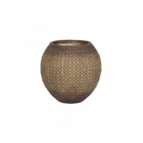 Vaso Home ESPRIT Marrone Magnesio 37 x 37 x 43 cm