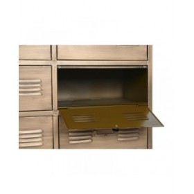Cassettiera Home ESPRIT Dorato Metallo Loft 78 x 34 x 70 cm