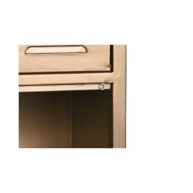 Cassettiera Home ESPRIT Dorato Metallo Loft 40 x 34 x 139 cm