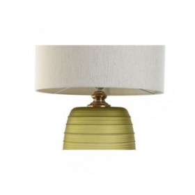 Lampada da tavolo Home ESPRIT Verde Beige Dorato Cristallo 50 W 220 V 38 x 38 x 57 cm