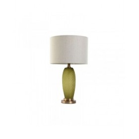 Lampada da tavolo Home ESPRIT Verde Beige Dorato Cristallo 50 W 220 V 36 x 36 x 61 cm