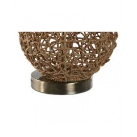 Lampada da tavolo Home ESPRIT Marrone Beige Dorato Naturale 50 W 220 V 33 x 33 x 60 cm