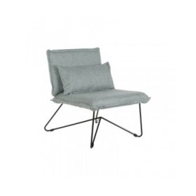 Poltrona Home ESPRIT Nero Verde Metallo 66 x 78 x 75 cm