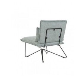 Poltrona Home ESPRIT Nero Verde Metallo 66 x 78 x 75 cm