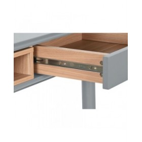 Scrivania Home ESPRIT Azzurro Grigio Legno MDF 120 x 60 x 75 cm