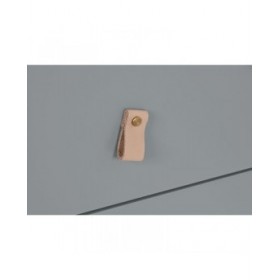 Cassettiera Home ESPRIT Azzurro Grigio polipropilene Legno MDF 80 x 40 x 117 cm