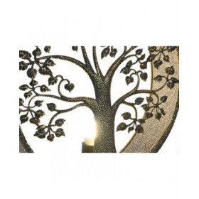 Lampada da Parete Home ESPRIT Dorato Metallo 50 W Albero 220 V 50 x 13 x 50 cm