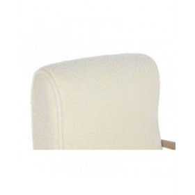 Poltrona Home ESPRIT Bianco Naturale 57 x 55 x 85 cm