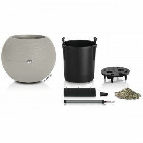 Vaso Autoirrigante Lechuza Grigio Sfera