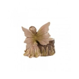 Statua Decorativa Home ESPRIT Marrone Fata 18 x 10 x 15 cm (2 Unità)