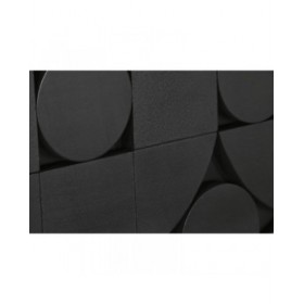 Decorazione da Parete Home ESPRIT Nero Astratto Moderno 81 x 3,8 x 117 cm