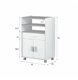 Vaso Autoirrigante Lechuza Cottage Grigio chiaro 39,5 x 39,5 x 75,5 cm