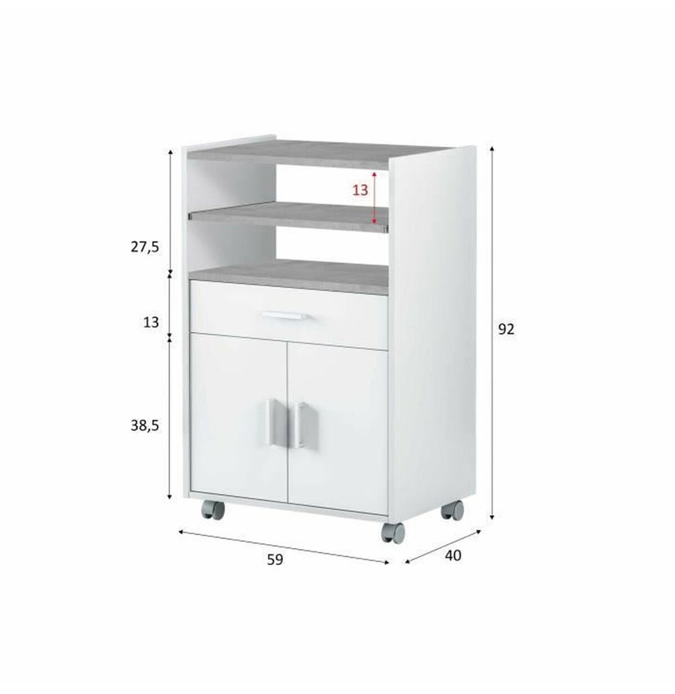 Vaso Autoirrigante Lechuza Cottage Grigio chiaro 39,5 x 39,5 x 75,5 cm