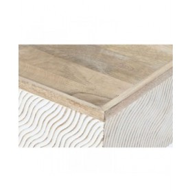 Tavolino da Caffè Home ESPRIT Ferro Legno di mango 120 x 60 x 57 cm