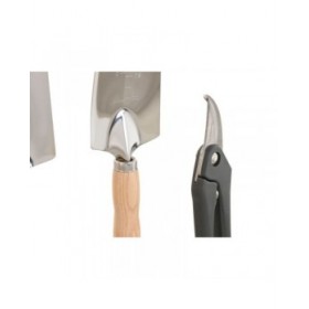 Kit di attrezzi per il giardinaggio Home ESPRIT Marrone Poliestere Alluminio 7 Pezzi