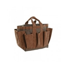 Contenitore degli attrezzi Home ESPRIT Borsa Giardino Marrone 47 x 18 x 27 cm