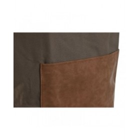 Sacchetto di rifiuti da giardino Home ESPRIT Marrone polialgodon Cotone 40 x 40 x 60 cm