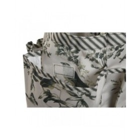 Contenitore degli attrezzi Home ESPRIT Giardino Cestino Verde Beige 47 x 18 x 27 cm