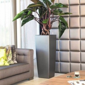 Vaso Lechuza 40 x 40 x 105 cm Plastica Rettangolare