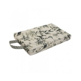 Cuscino da pavimento Home ESPRIT Verde Beige Cotone Poliestere 40 x 25 x 4 cm