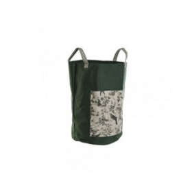 Sacchetto di rifiuti da giardino Home ESPRIT Bianco Verde Cotone 40 x 40 x 60 cm