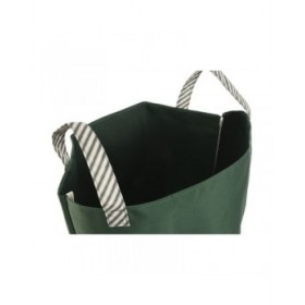 Sacchetto di rifiuti da giardino Home ESPRIT Bianco Verde Cotone 40 x 40 x 60 cm
