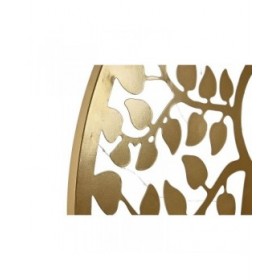 Decorazione da Parete Home ESPRIT Nero Dorato Buddha Orientale 100 x 1 x 100 cm (2 Unità)