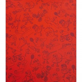 Poltrona per Bambini Fun House Paris 2024 Olympic Games Bianco Rosso