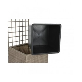 Vaso Home ESPRIT polipropilene Rattan 48 x 52 x 114 cm