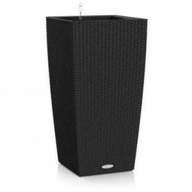 Vaso Lechuza 40 x 40 x 75 cm Bianco Nero polipropilene