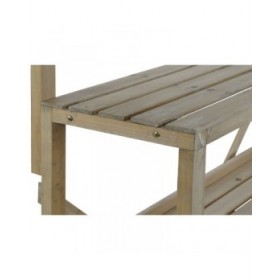 Scaffale Home ESPRIT Nero Lavagna Legno di abete 98 x 68 x 192 cm