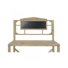 Scaffale Home ESPRIT Nero Lavagna Legno di abete 98 x 68 x 192 cm