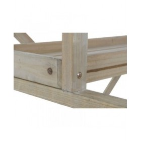 Scaffale Home ESPRIT Nero Lavagna Legno di abete 98 x 68 x 192 cm