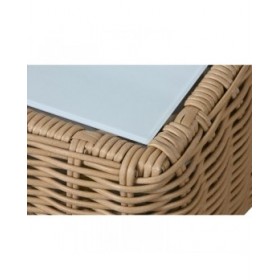 Mobili da giardino Home ESPRIT Bianco Marrone Beige Marrone Chiaro 248 x 85 x 80 cm 222 x 85 x 80 cm (4 Pezzi)
