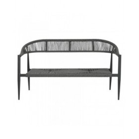 Divano da Giardino Home ESPRIT Alluminio 131 x 55 x 76 cm
